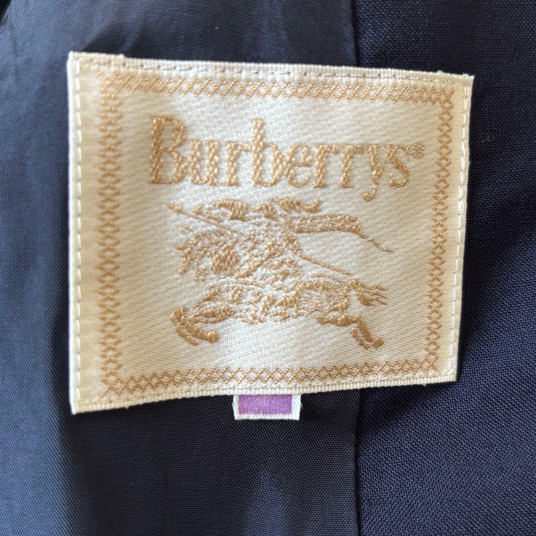 BURBERRYS✨ダブルブレストジャケット✨レディース 17号濃紺大きいサイズ