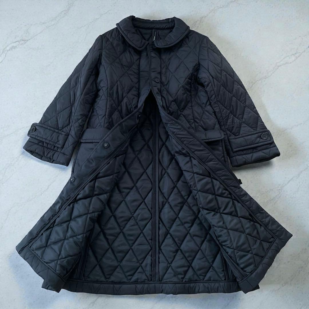 【新品】49AV junko shimada 38 キルティングコート黒アウター