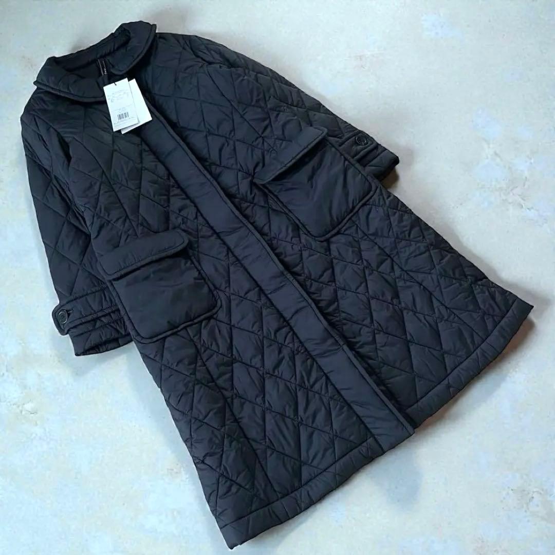 【新品】49AV junko shimada 38 キルティングコート黒アウター