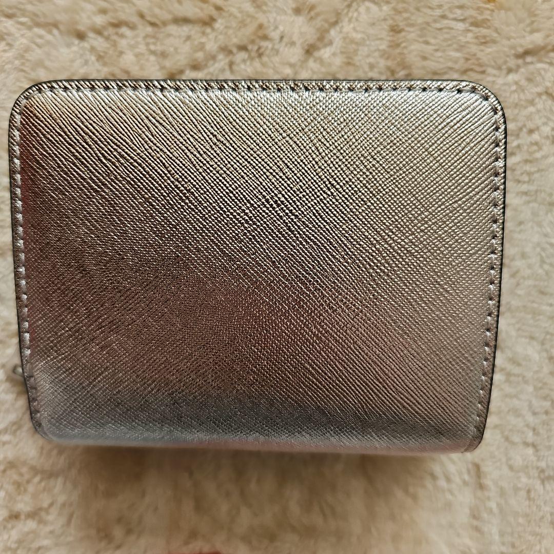 MARC JACOBS シルバー 二つ折り財布