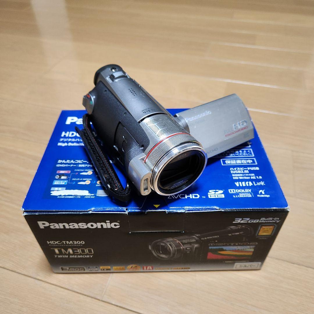Panasonic HDC-TM300 ビデオカメラ　中古　ポーチ付