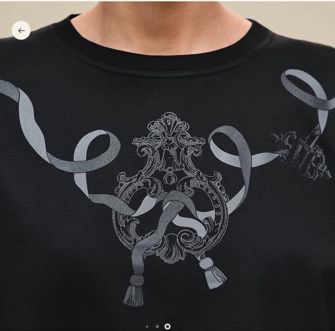 ⭐️エルメス　2026春夏新作　Tシャツ　ボクシーフィット　カルトゥッシュ　36⭐️