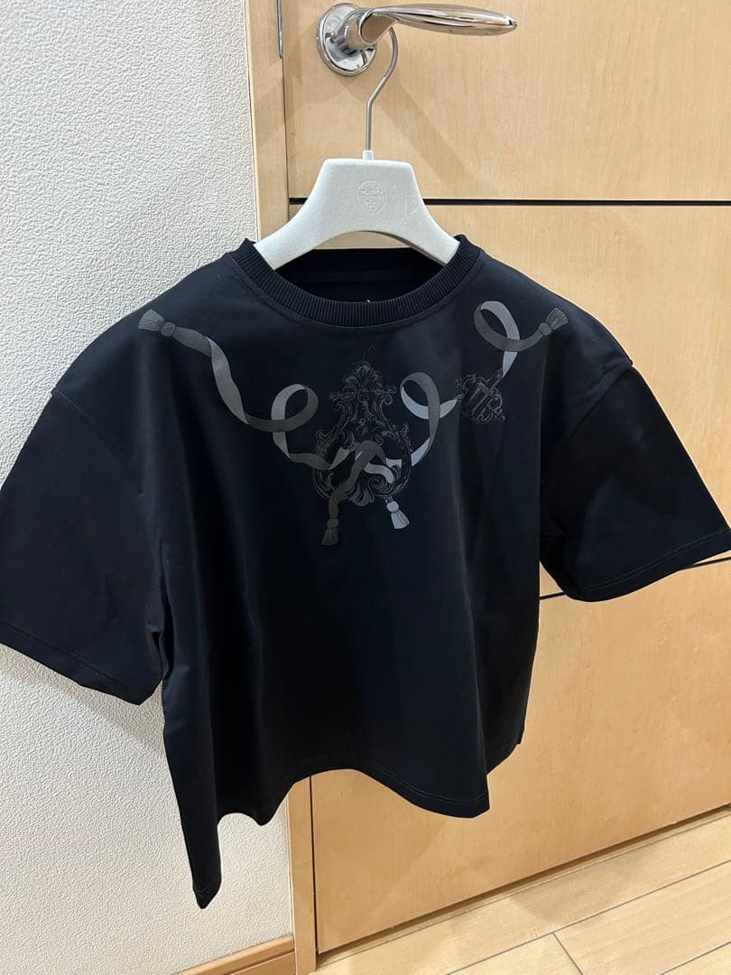 ⭐️エルメス　2026春夏新作　Tシャツ　ボクシーフィット　カルトゥッシュ　36⭐️