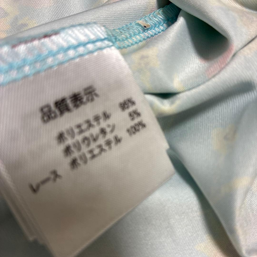スーパービューティー☆44☆新品タグ付きレース使いの花柄ワンピース