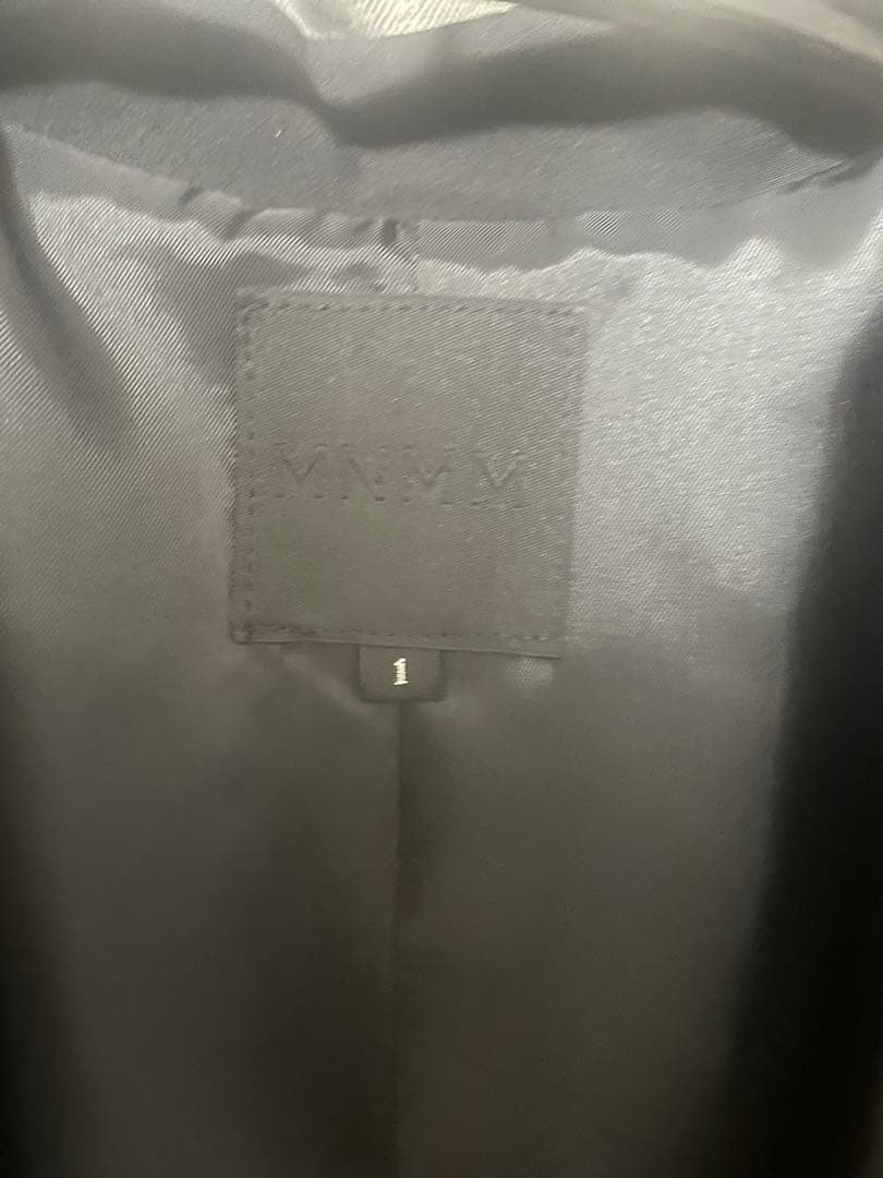 MNMM I/O 2B JACKET ブラック　サイズ1 ミニマリスト