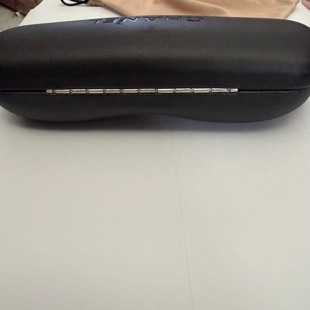 シャネル サングラス パープル 縁無し グラデーション　CHANEL