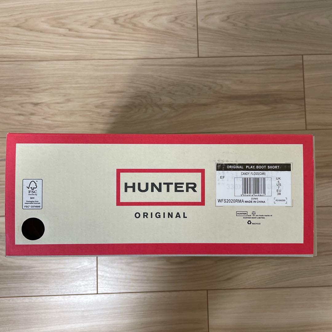 HUNTER ウィメンズ レインショートブーツ/UK5/US7/EU38