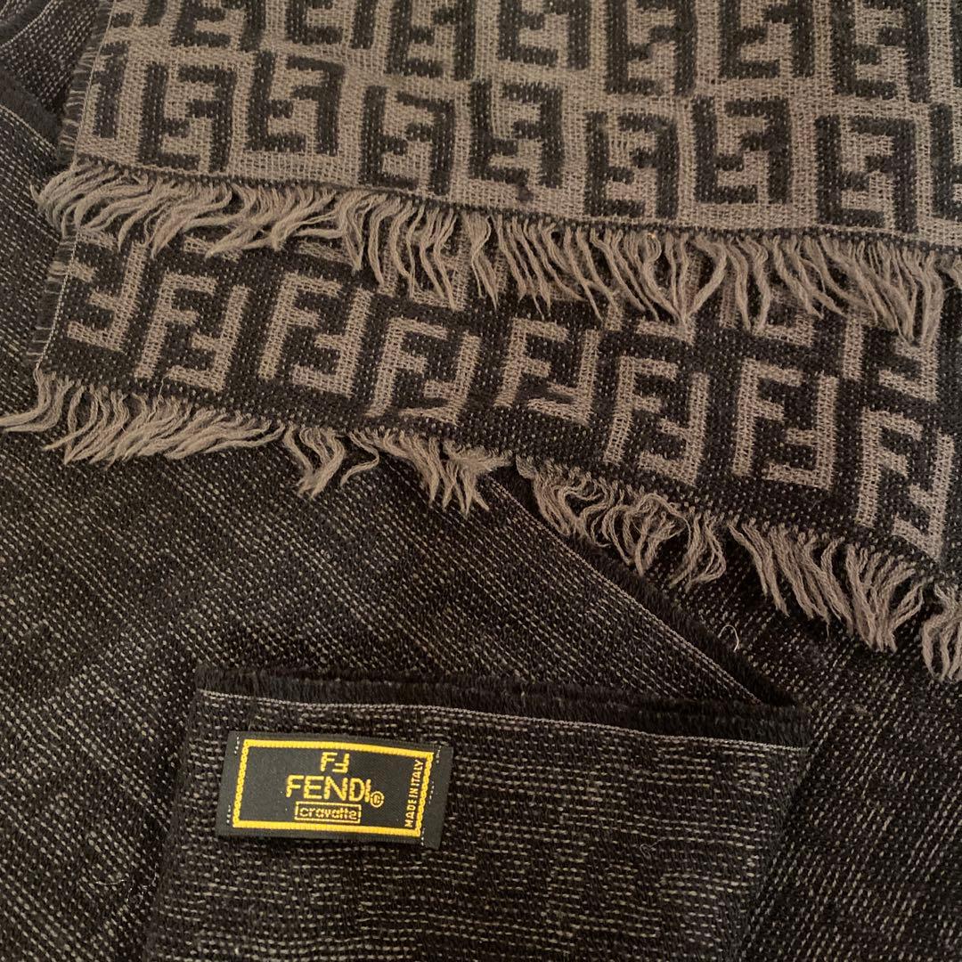 【FENDI フェンディ】マフラー ストール 総柄