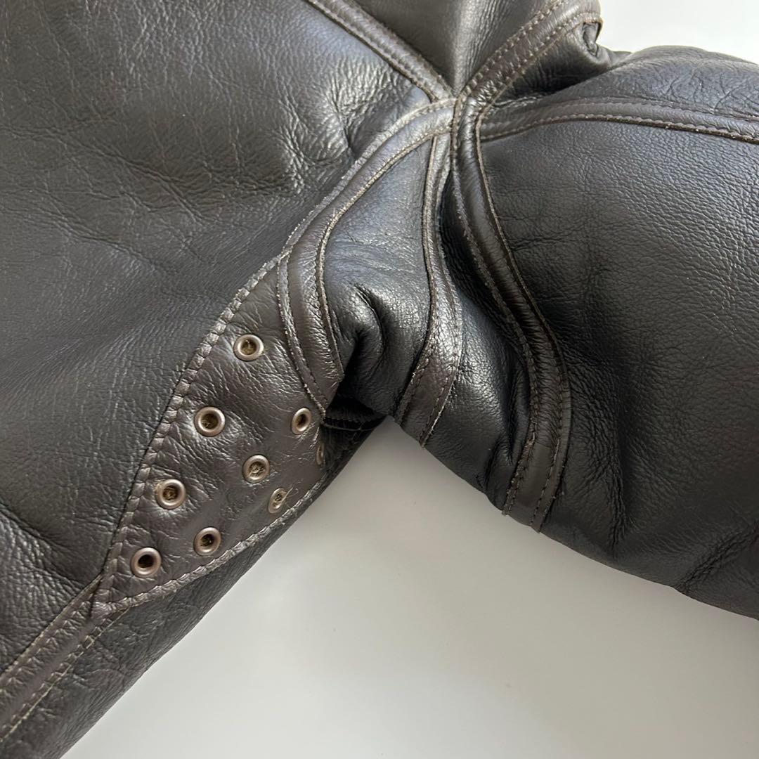 美品 42 AVIATION LEATHER CRAFT フライトジャケット