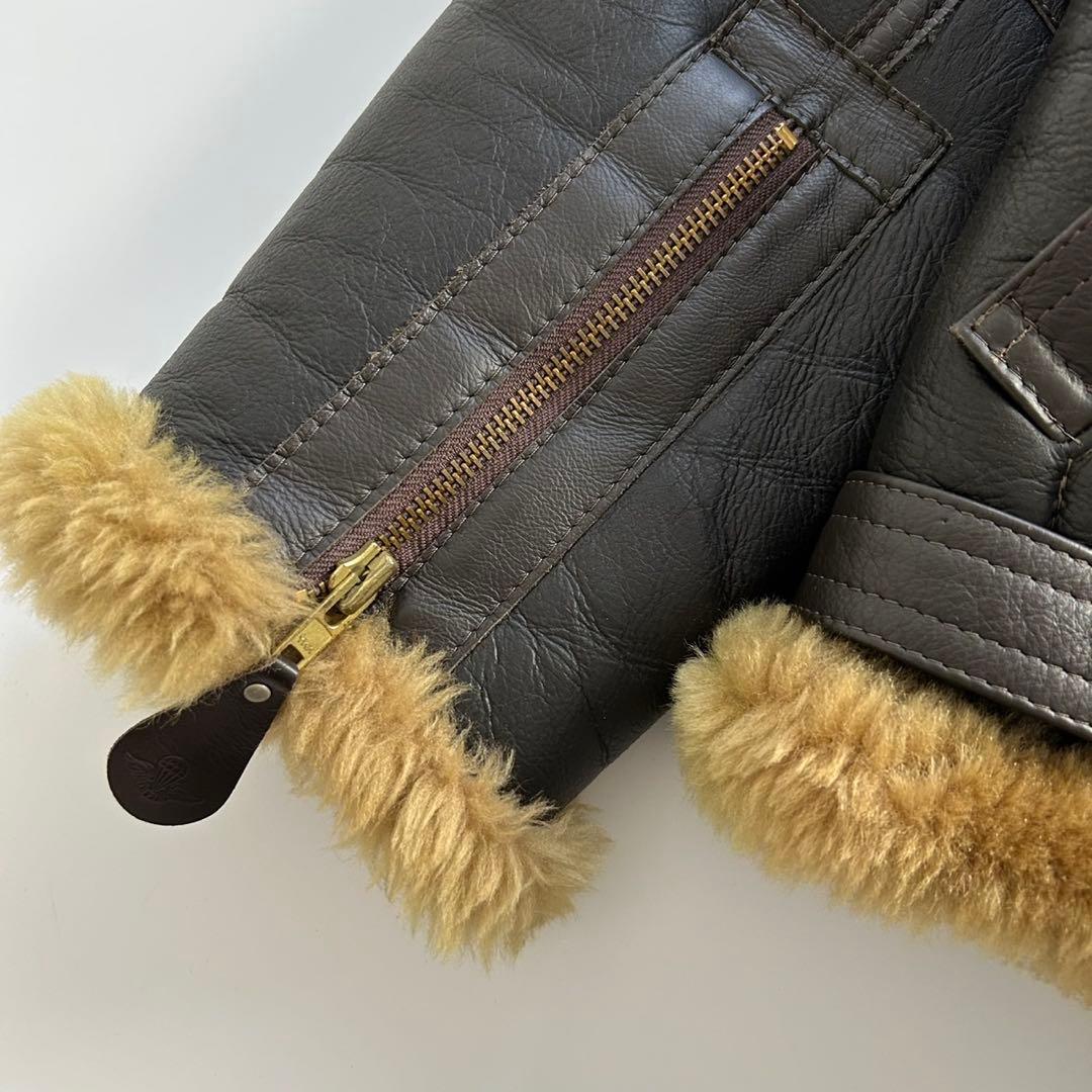 美品 42 AVIATION LEATHER CRAFT フライトジャケット