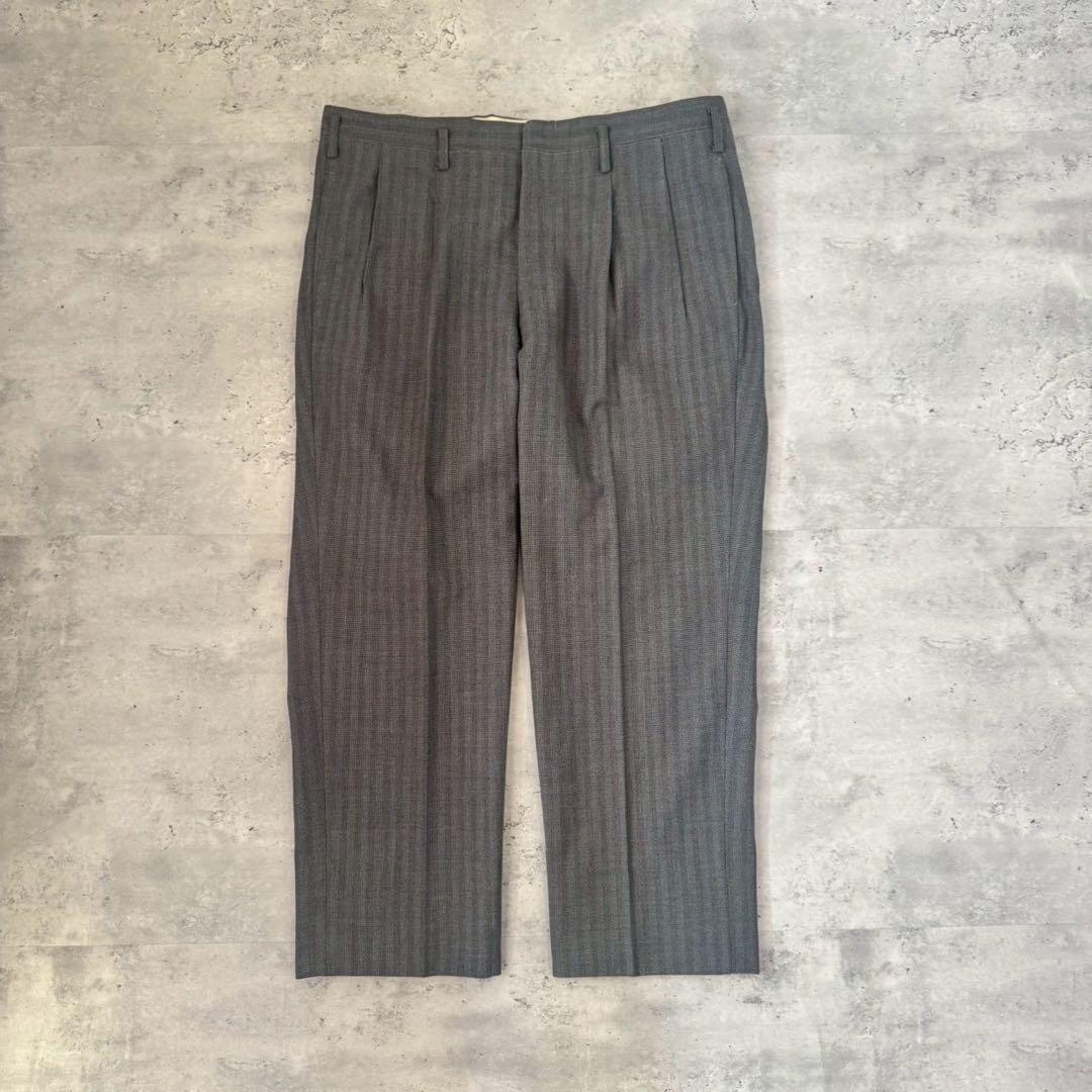USED VINTAGE 80s セットアップ　ダブルブレスト　グレー　スーツ