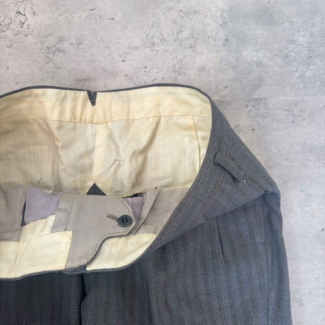 USED VINTAGE 80s セットアップ　ダブルブレスト　グレー　スーツ