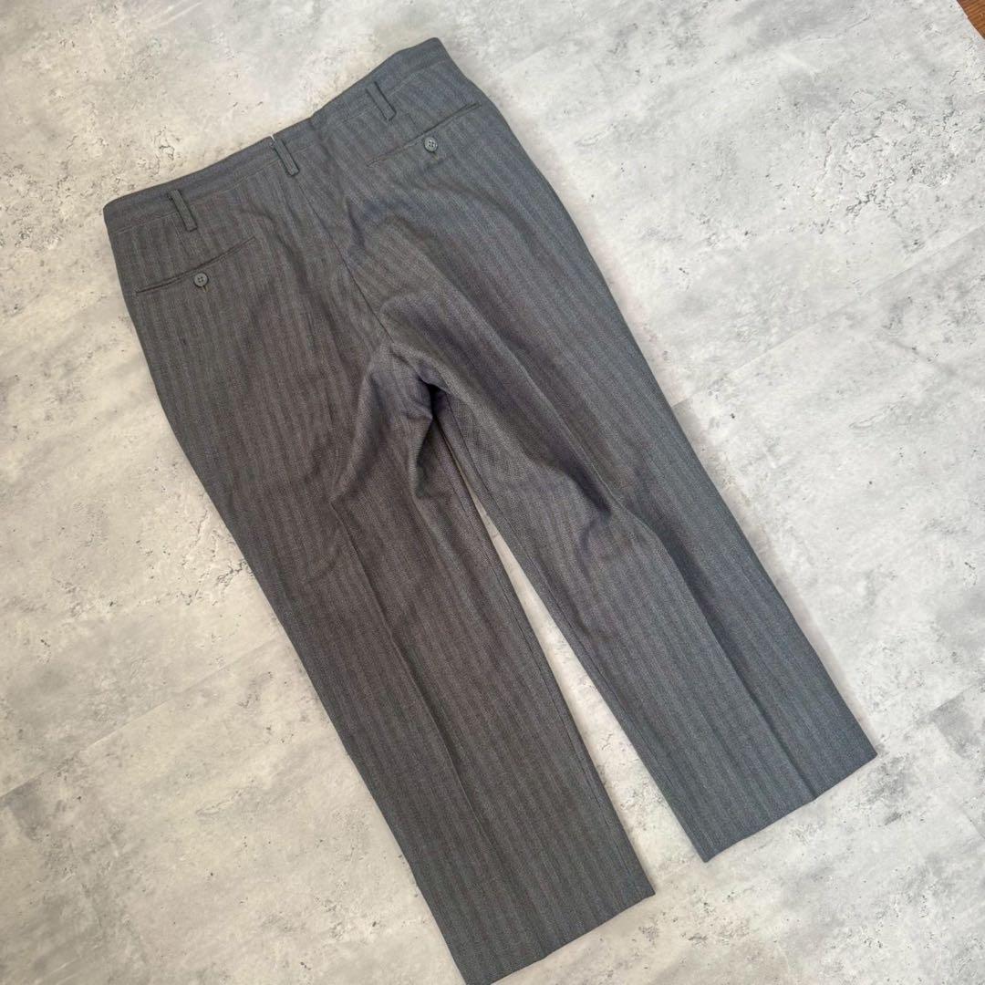 USED VINTAGE 80s セットアップ　ダブルブレスト　グレー　スーツ
