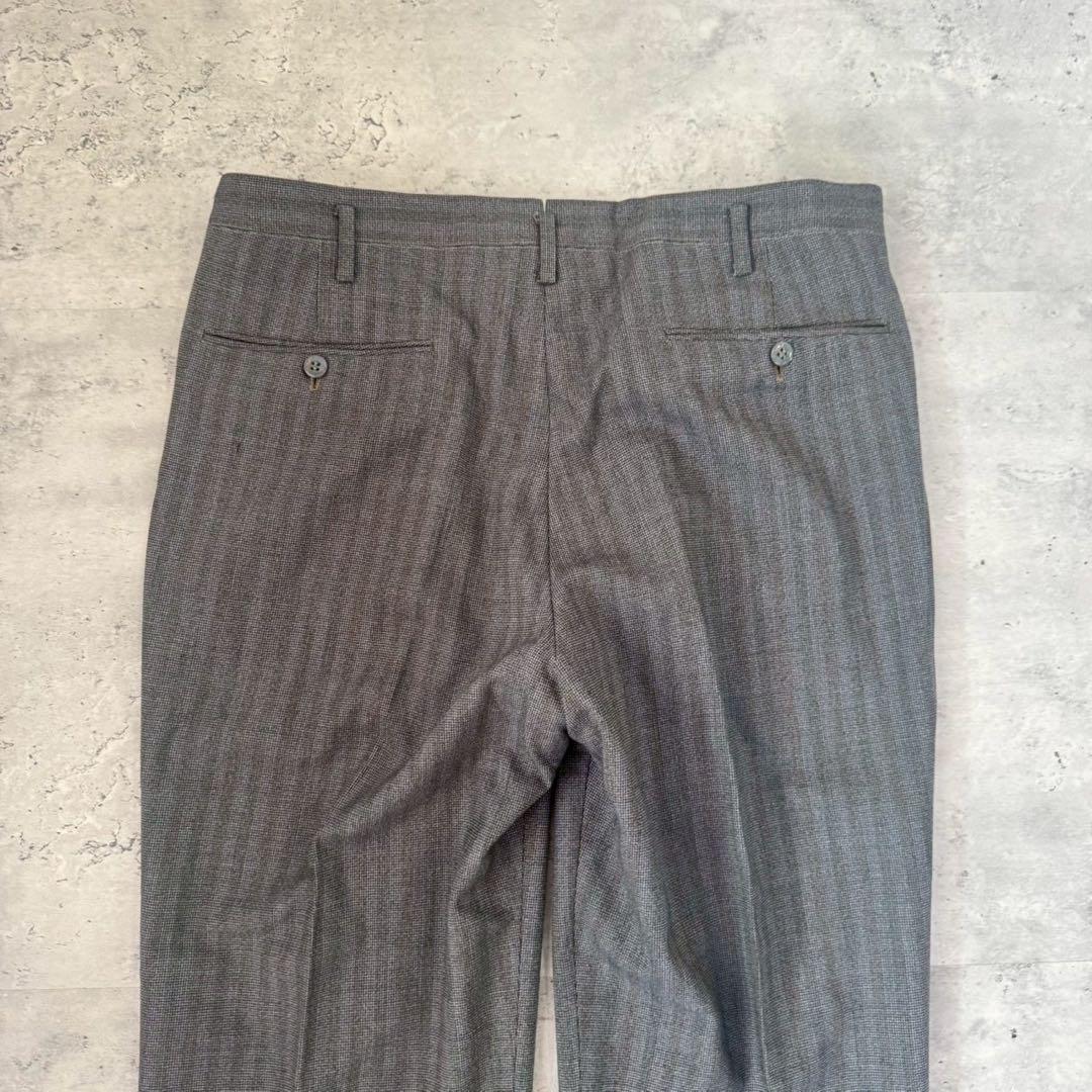 USED VINTAGE 80s セットアップ　ダブルブレスト　グレー　スーツ