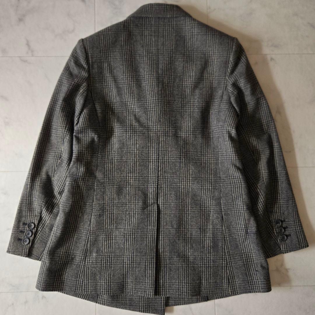 美品✨ウィムガゼット　BOXEYジャケット　ブラウン　チェック　ダブル　蛯原友里