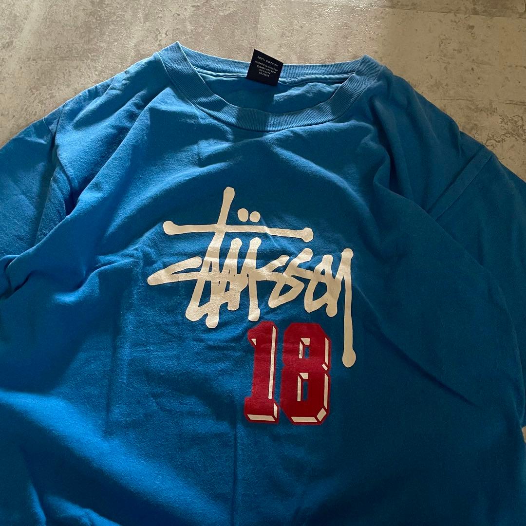 90s old stussy s/s tee usa製 18周年記念