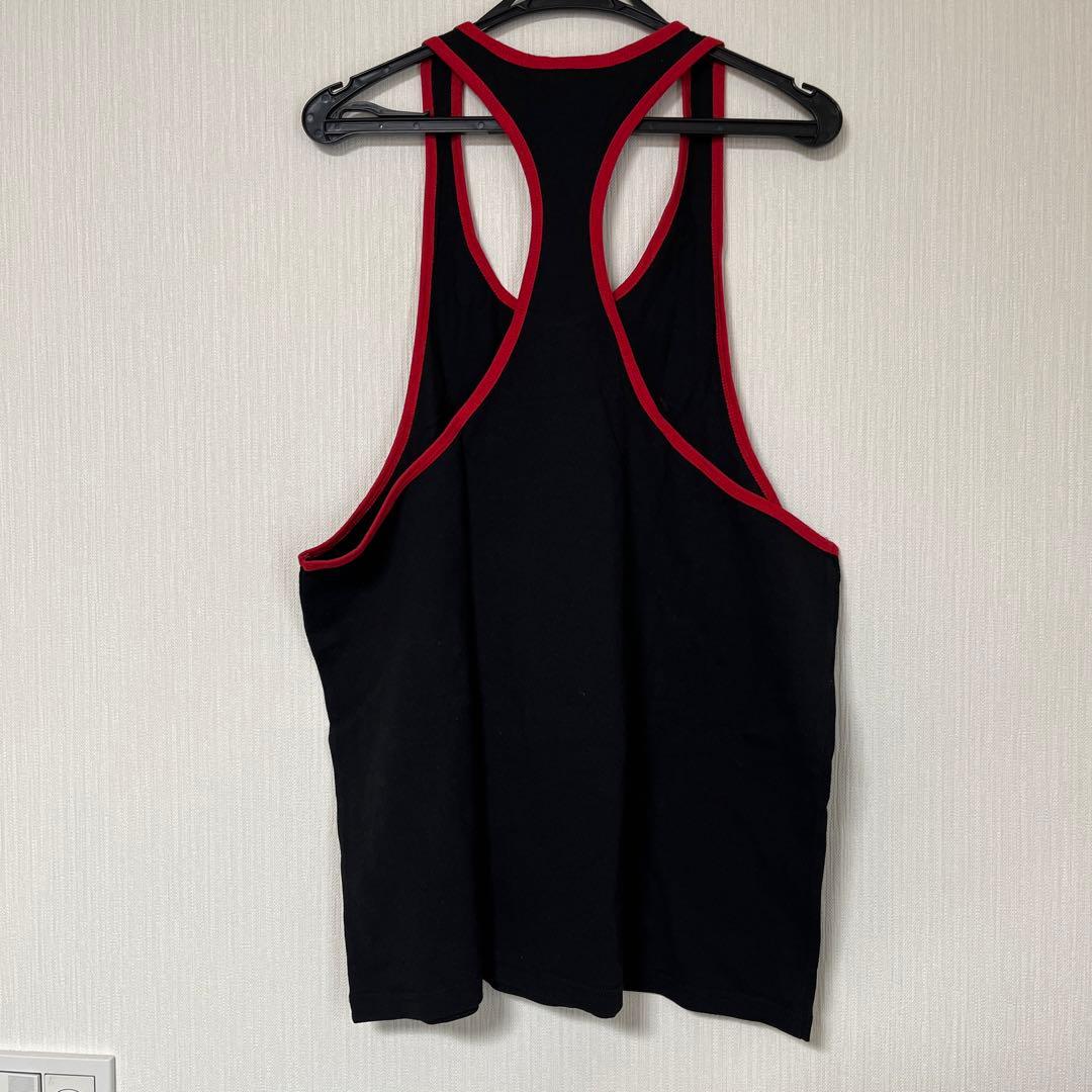 GOLD'S GYM タンクトップ 黒と赤