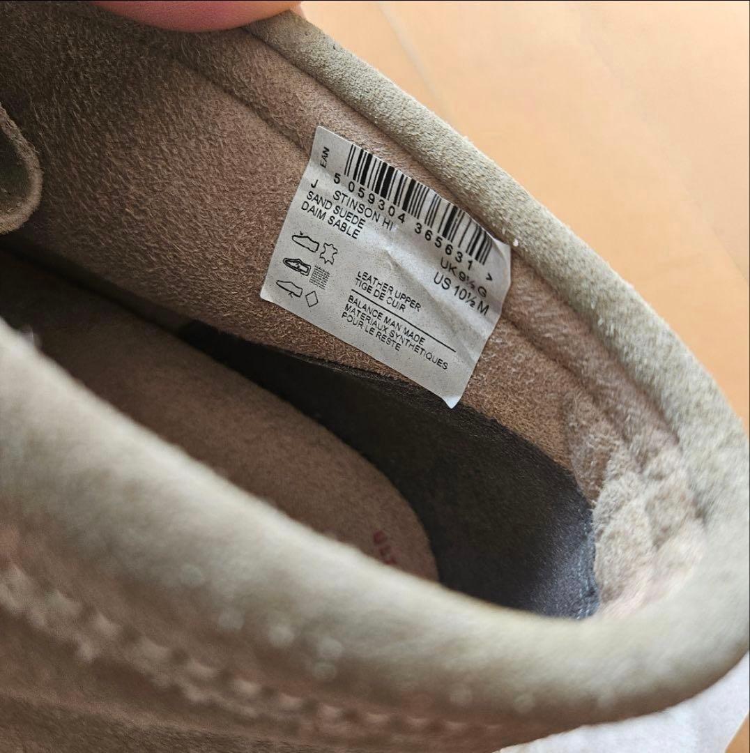 Clarks ベージュ スエード