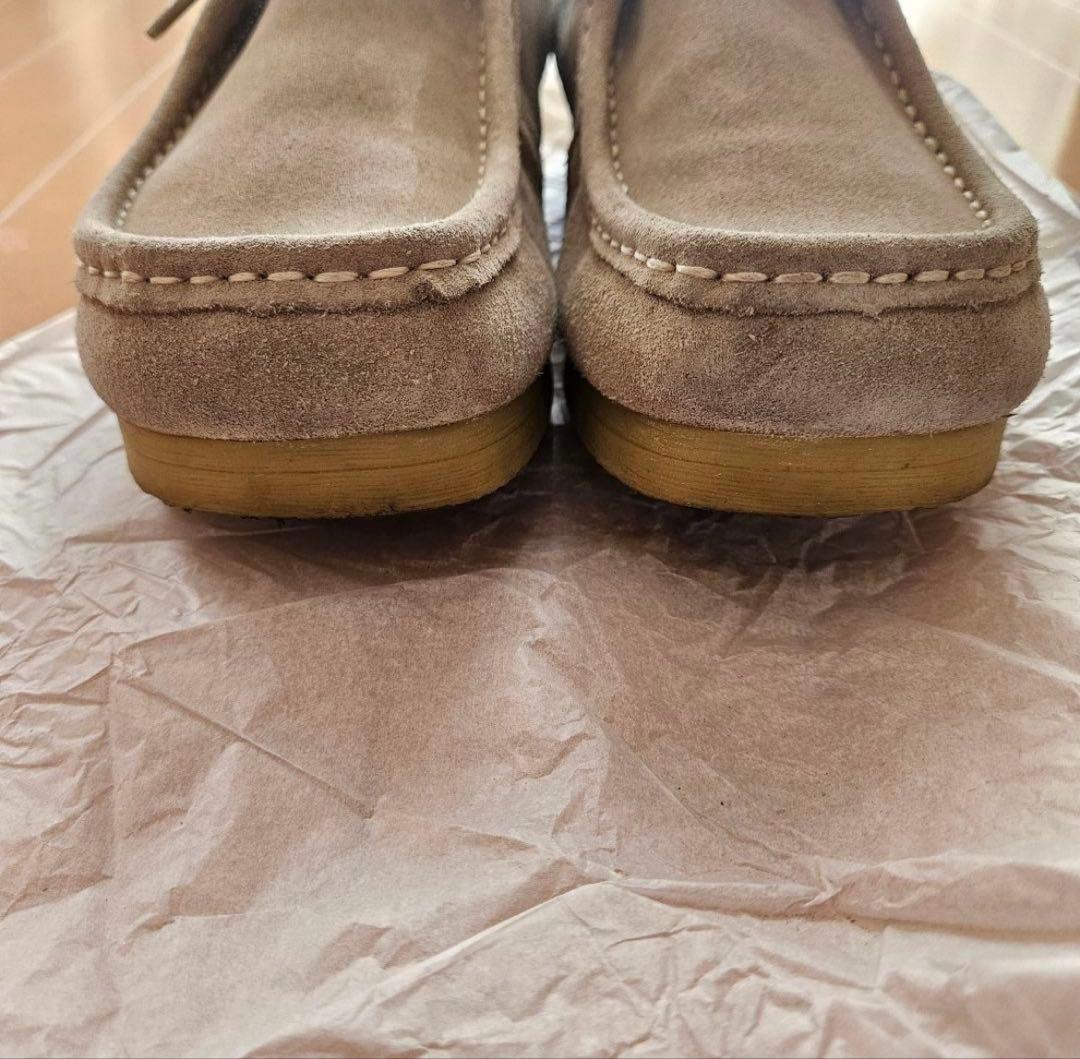 Clarks ベージュ スエード