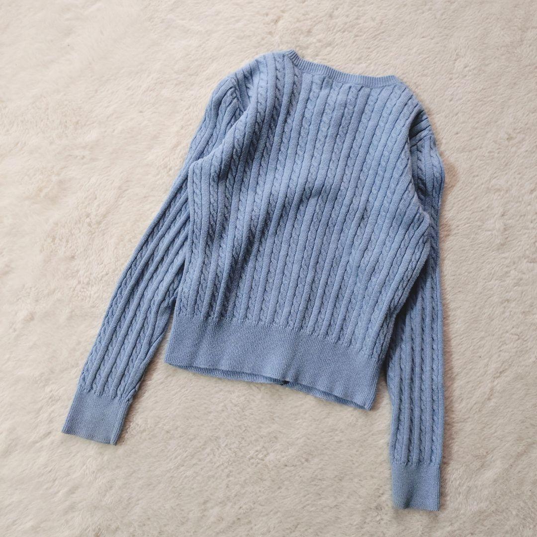 Polo Ralph Lauren ケーブルニットカーディガン M クロップド