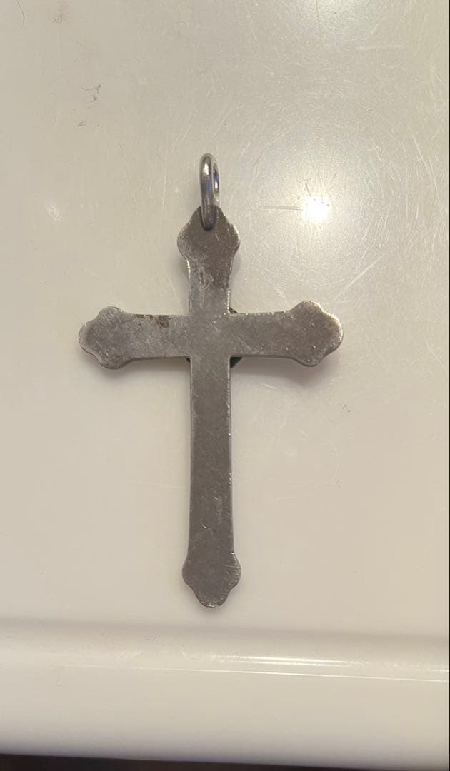 メタル付き唐草彫りクロス