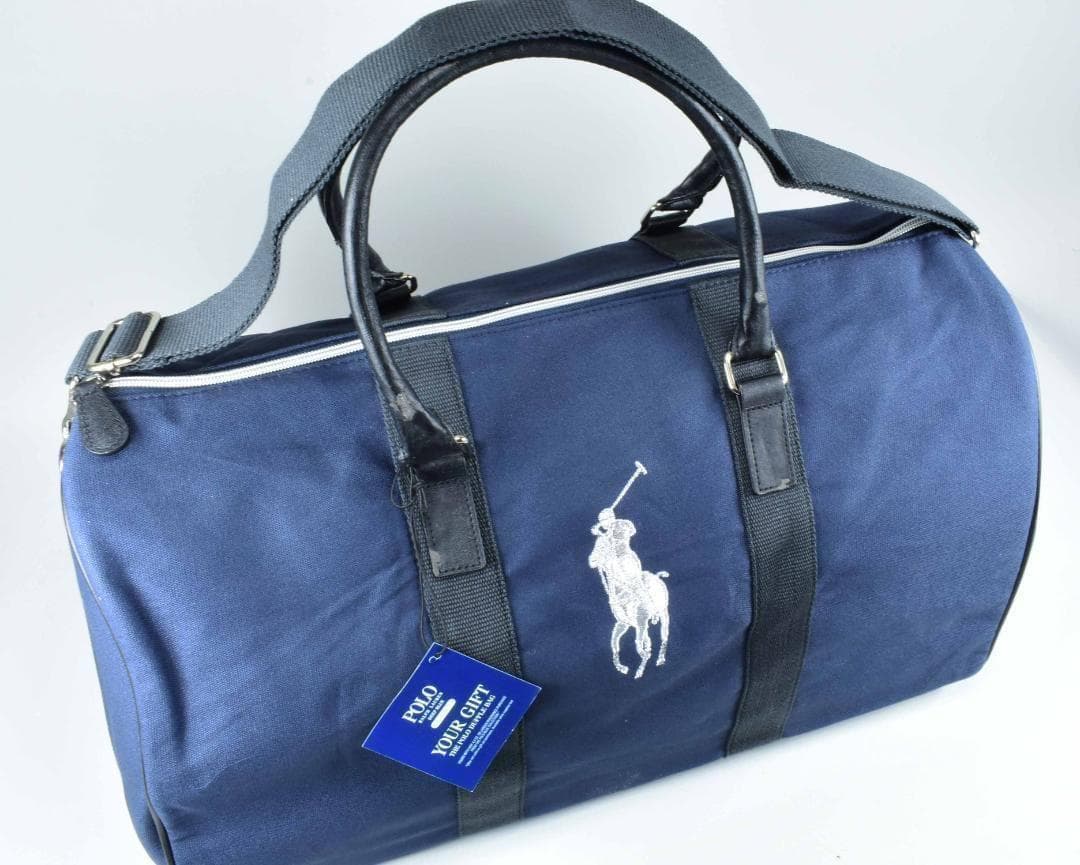 RLB17bl 新品未使用本物 ラルフローレン ノベルティボストンバッグ