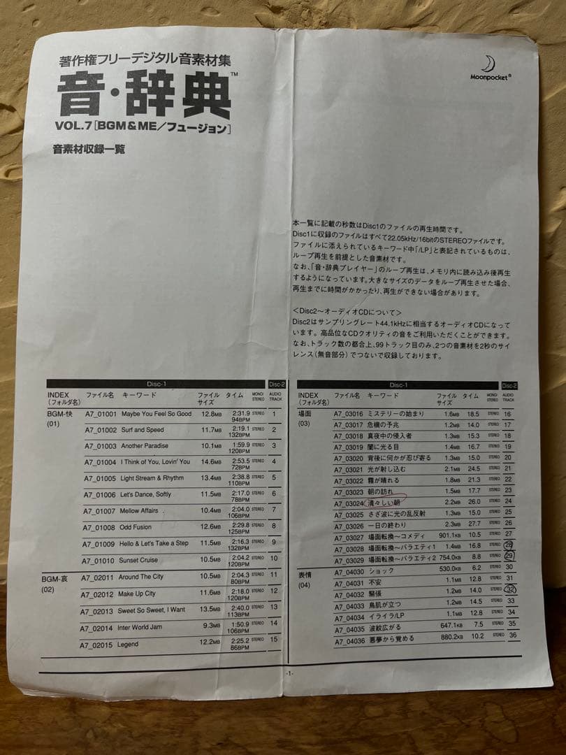 著作権フリー音源CD 6枚セット