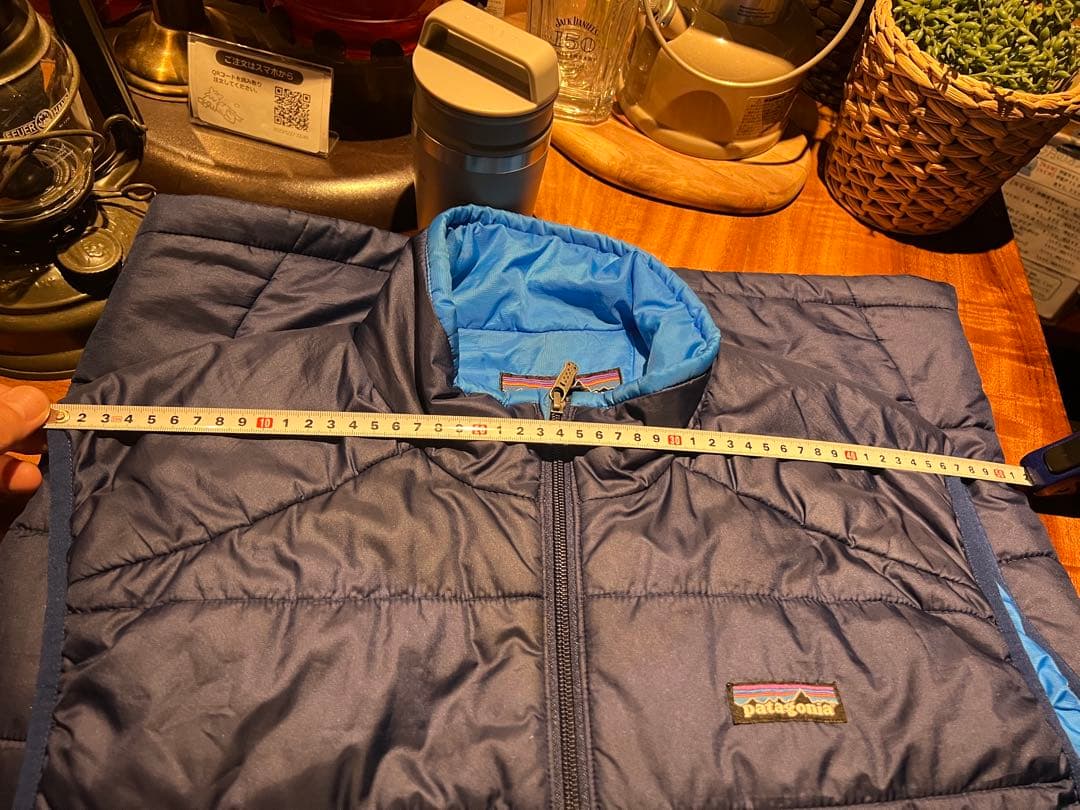 patagonia ダウンベスト M ネイビー/ブルー