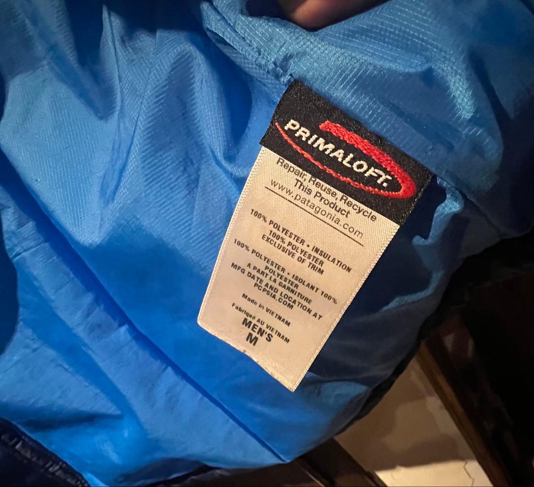 patagonia ダウンベスト M ネイビー/ブルー