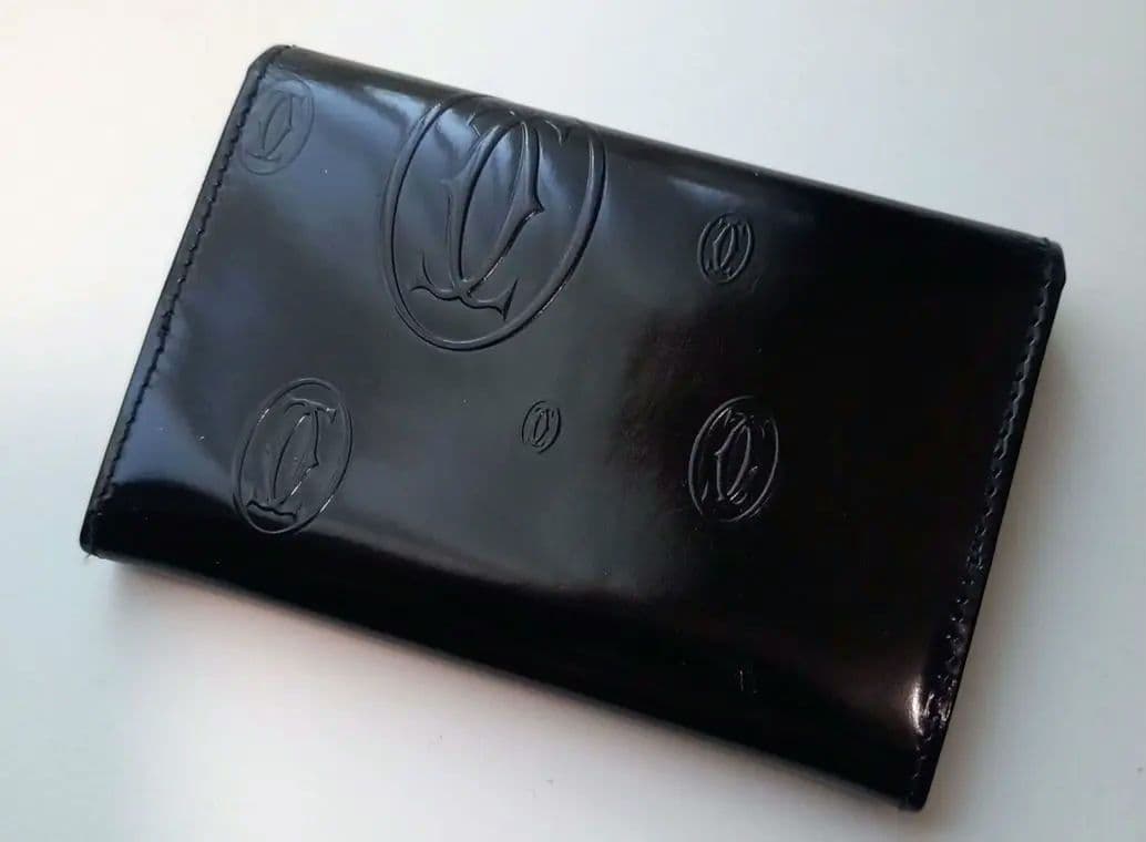 Cartier カルティエ ハッピーバースデー 名刺入れ カードケース 黒