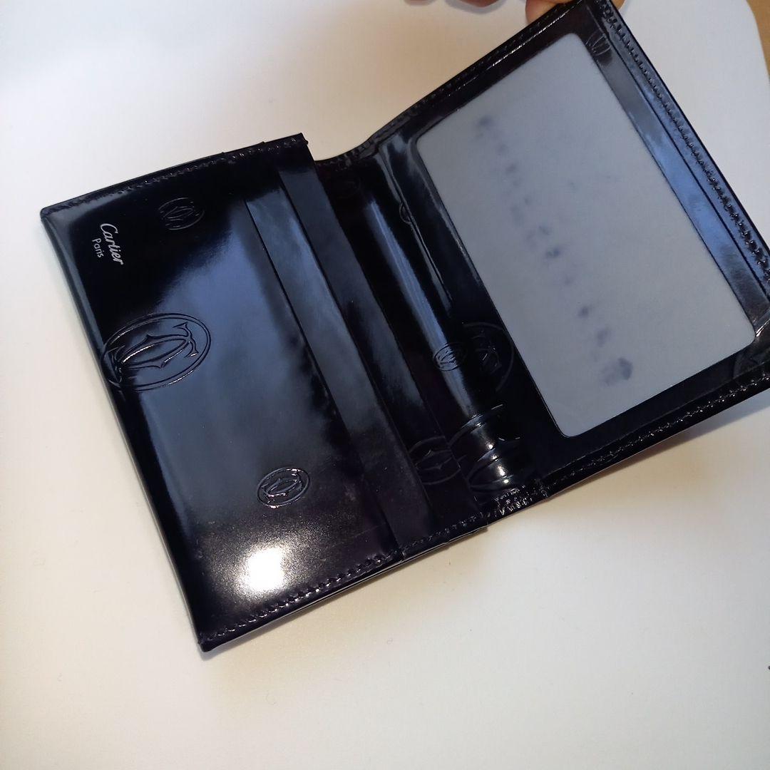 Cartier カルティエ ハッピーバースデー 名刺入れ カードケース 黒