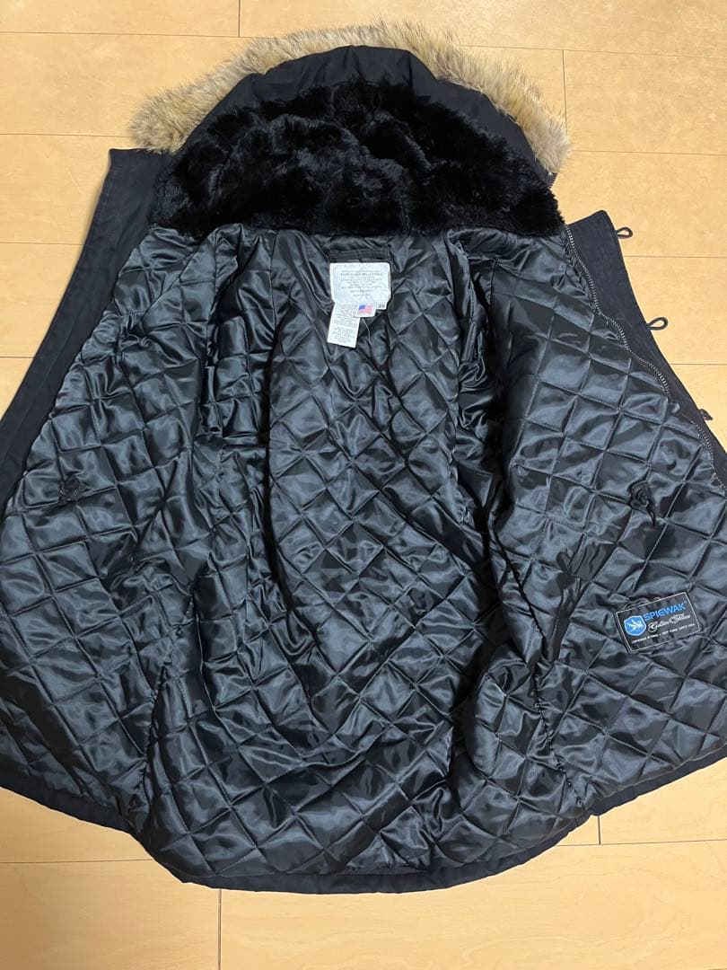 spiewak N-3B 黒 コットン 38 USA 90s 古着 ビンテージ