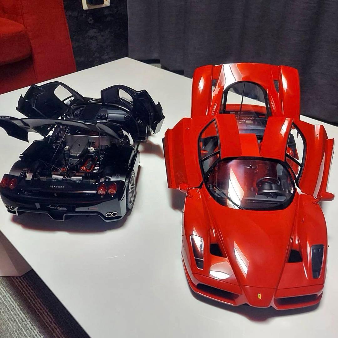 タミヤ1/12コレクターズクラブスペシャル　エンツォフェラーリ　黒赤　2台セット
