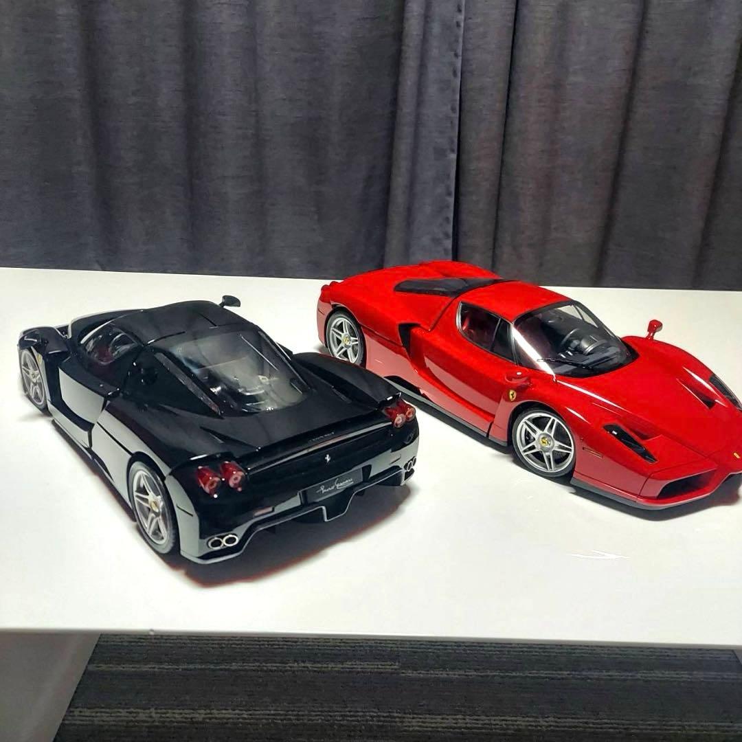 タミヤ1/12コレクターズクラブスペシャル　エンツォフェラーリ　黒赤　2台セット