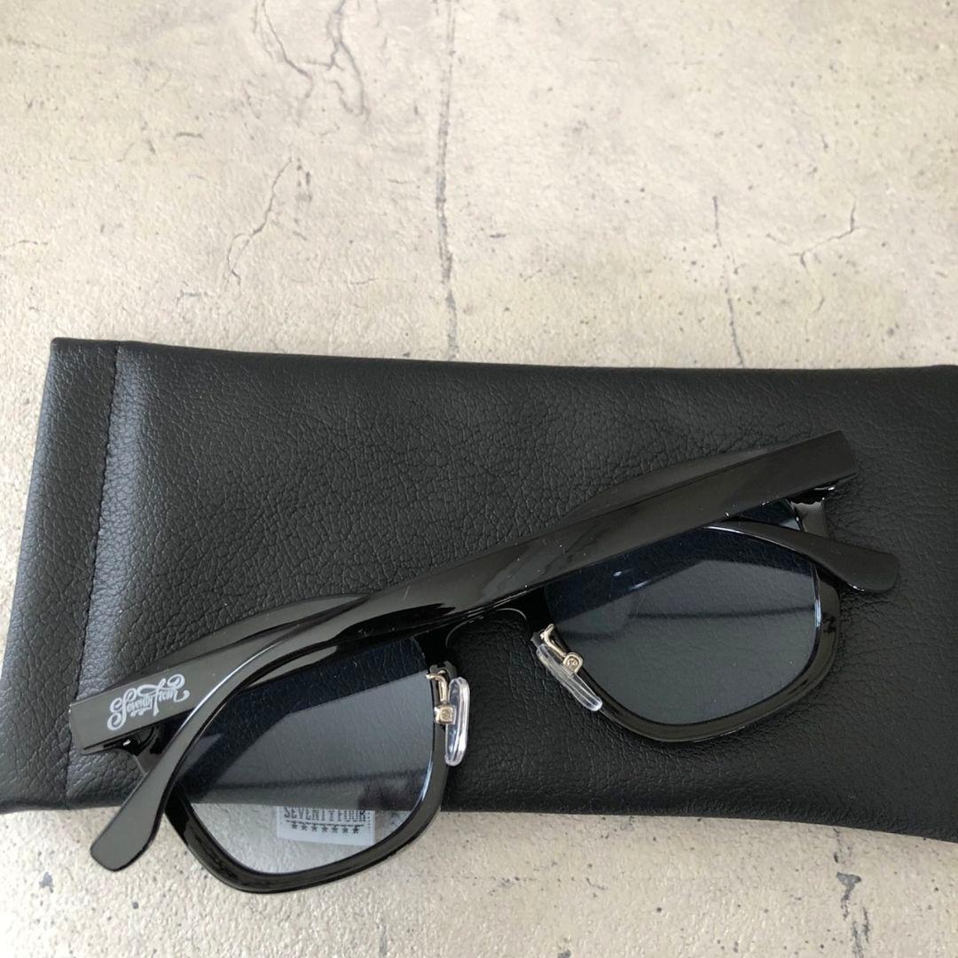 SEVENTY FOUR サングラス ブラック×ライトブルー 新品