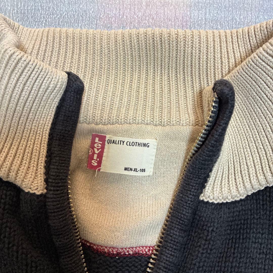 Levi's リーバイス　ニットブルゾン　XLそんなに大きくない最終値下8千円↓