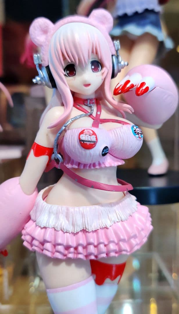 美品 GRG × すーぱーそに子 レースクイーン フィギュア グルーミーコラボ