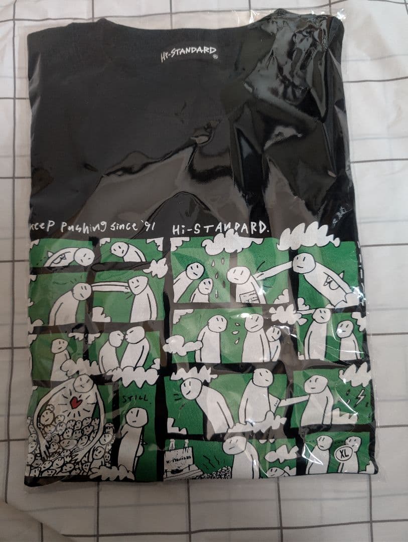 HI-STANDARD Diskah Tシャツ 黒 XLサイズ　ハイスタ