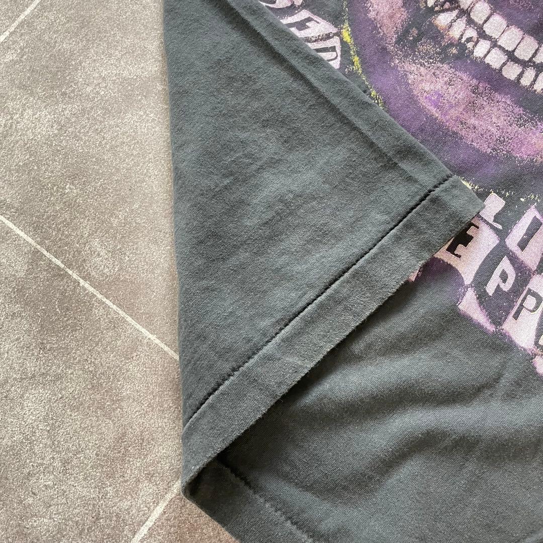 Red Hot Chili Peppers レッチリ フェードTシャツ 墨黒 L