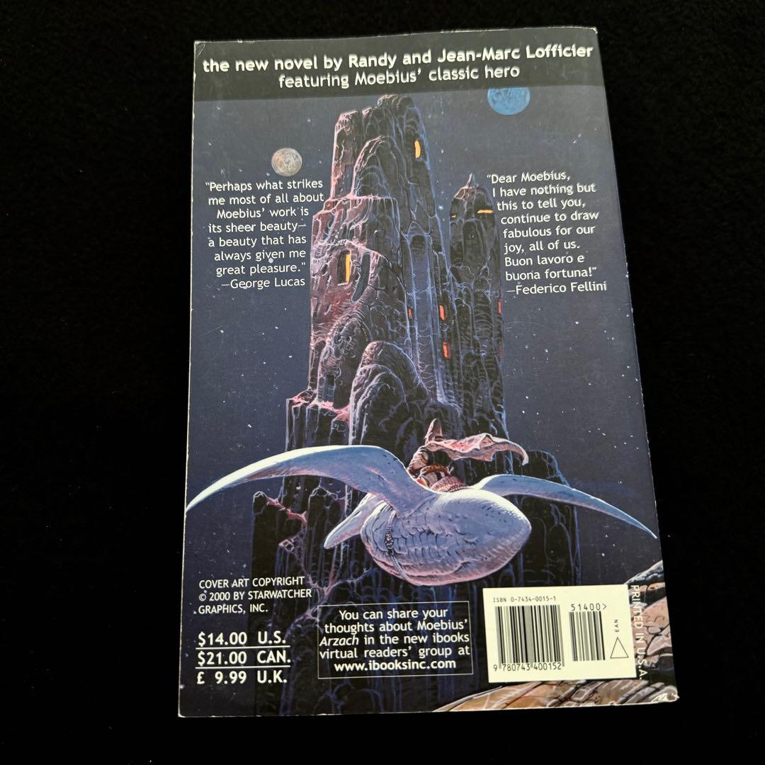 メビウス・アルザック 小説「Moebius Arzach」2000年