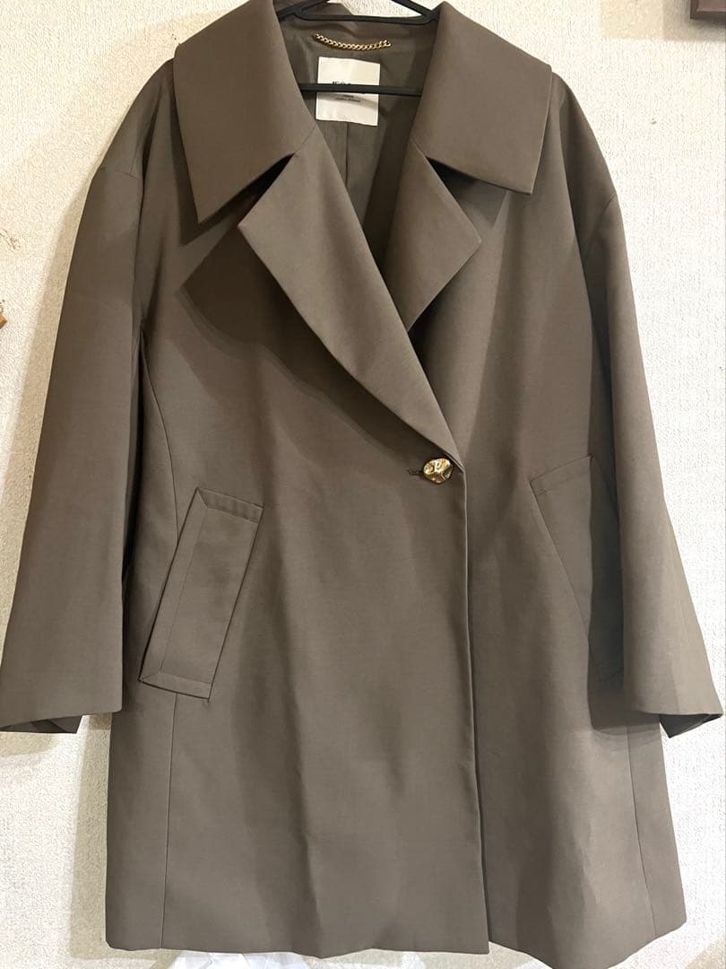 【namiさま 専用】 L'ESSAGE バックサテンワイドカラーコート
