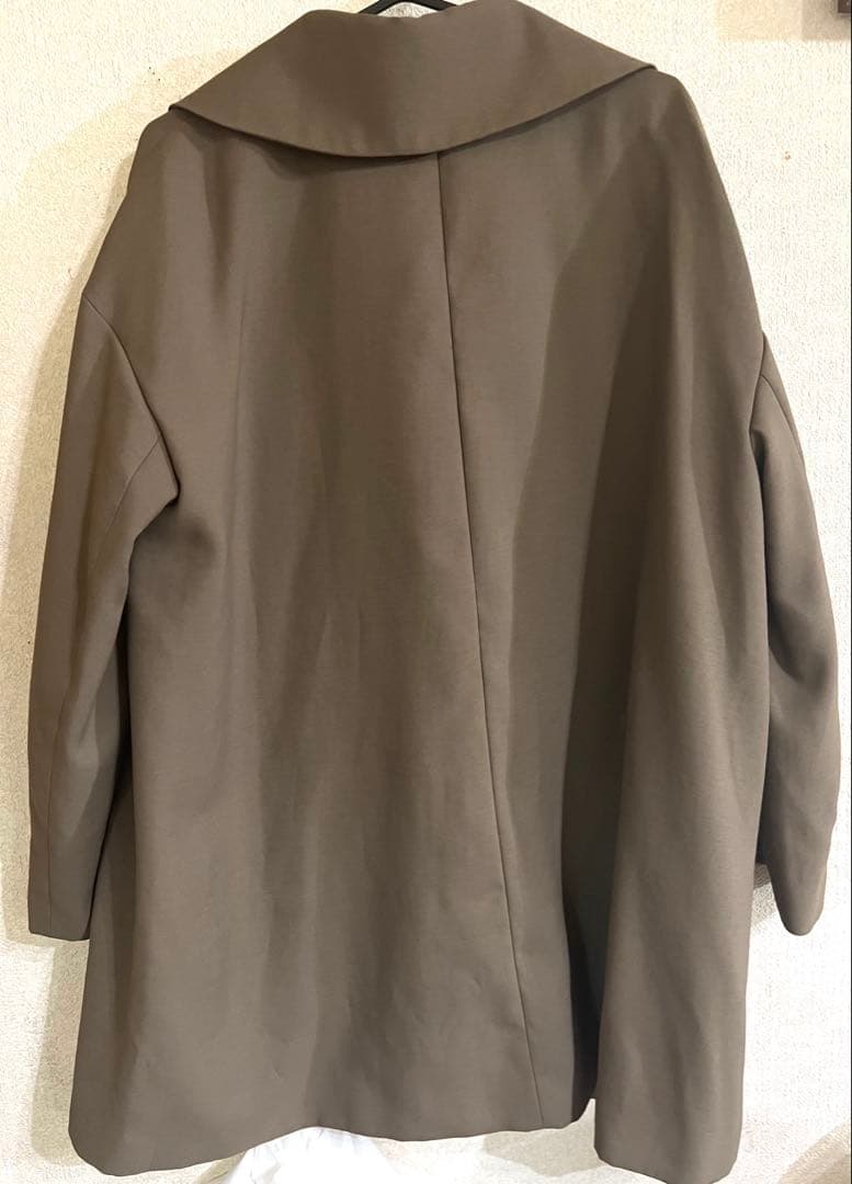 【namiさま 専用】 L'ESSAGE バックサテンワイドカラーコート