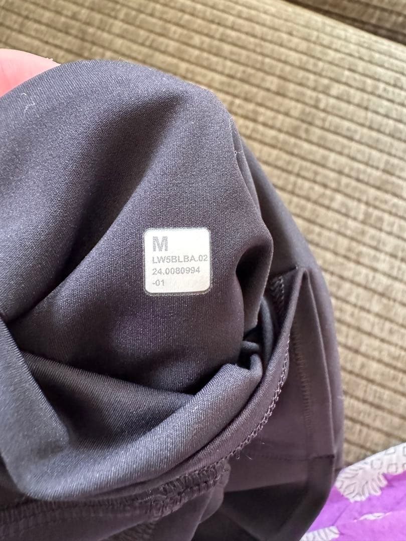 lululemon アジアフィット　ブラック　Fast and Free