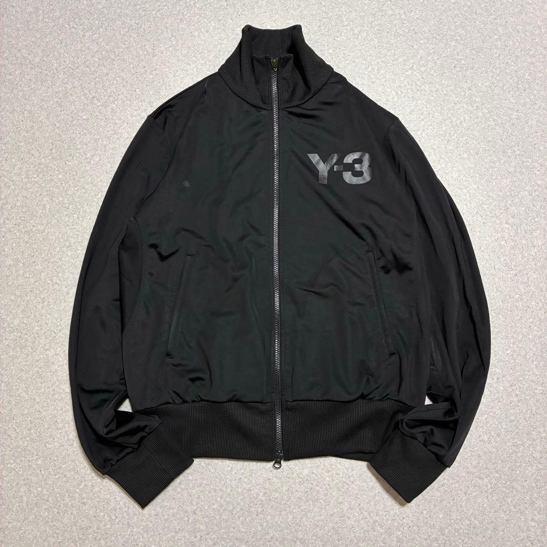 【希少】　Y-3 adidas トラックジャケット　胸ロゴ　ブラック S