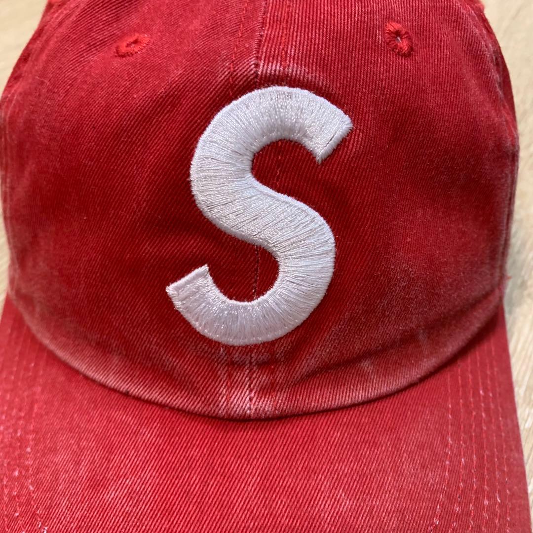 帽子 SUPREME Pigment Coated S Logo 6-Panel
