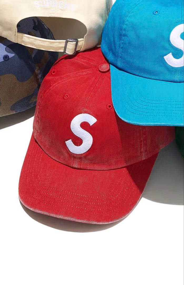帽子 SUPREME Pigment Coated S Logo 6-Panel