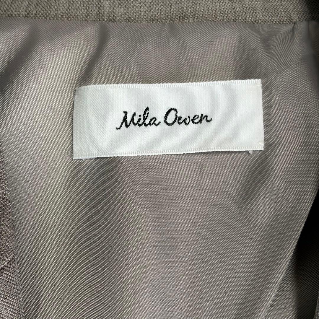 美品MilaOwenワイドショルダー シングルジャケット サイズ1 春ジャケット