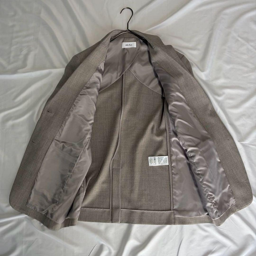 美品MilaOwenワイドショルダー シングルジャケット サイズ1 春ジャケット