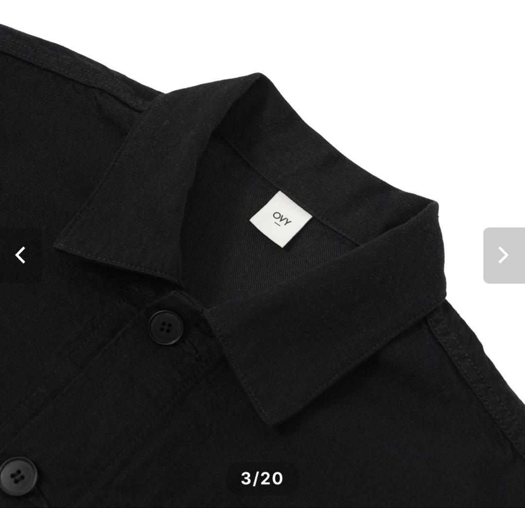 ジャケット・アウター OVY Euro Work Black Denim Jacket