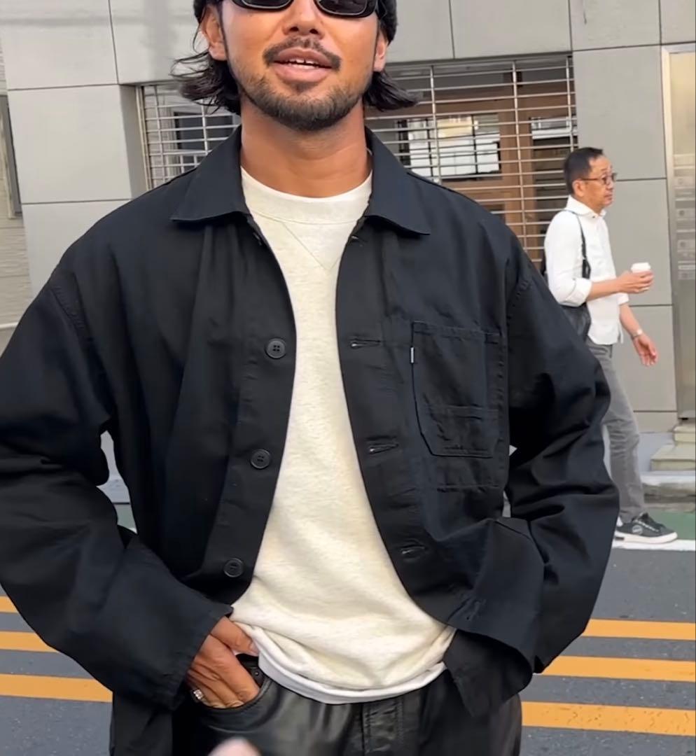 ジャケット・アウター OVY Euro Work Black Denim Jacket
